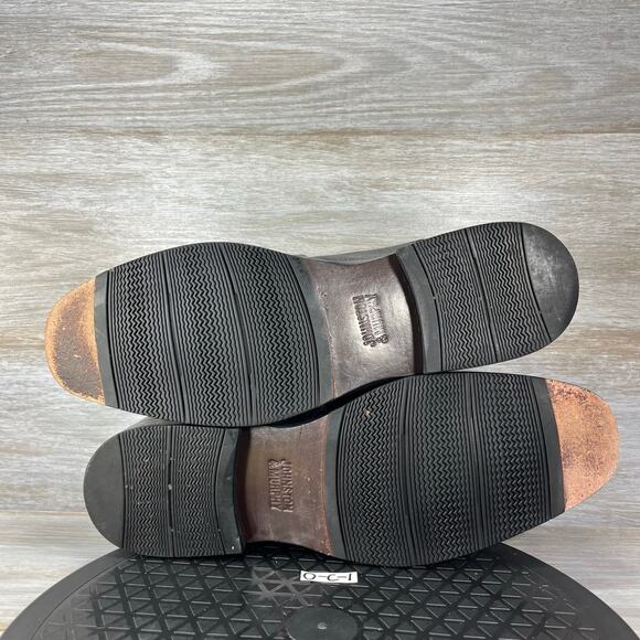 Johnston & Murphy Mens Barlett Black Leather Slip On Loafers Size 11 M - Picture 8 of 10